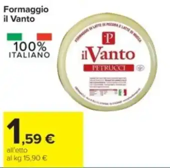 Carrefour Formaggio il Vanto offerta