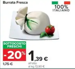 Carrefour Burrata Fresca offerta