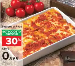 Carrefour Lasagne al Ragù offerta