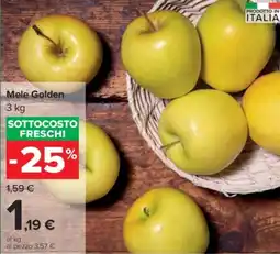 Carrefour Mele Golden offerta