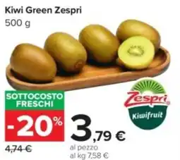 Carrefour Kiwi Green Zespri offerta