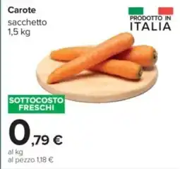 Carrefour Carote sacchetto offerta