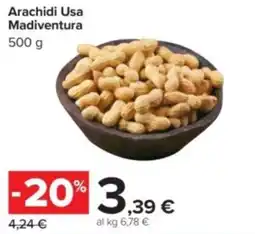 Carrefour Arachidi Usa Madiventura offerta