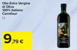 Carrefour Olio Extra Vergine di Oliva 100% Italiano Carrefour offerta