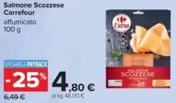 Carrefour Salmone Scozzese Carrefour affumicato offerta