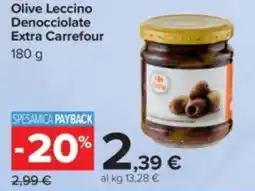 Carrefour Olive Leccino Denocciolate Extra Carrefour offerta