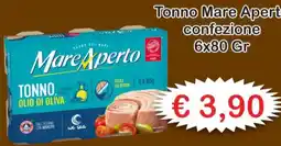 Mercati Alimentari Tonno Mare Aperto confezione offerta