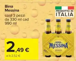 Carrefour Birra MESSINA offerta