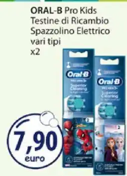 Acqua & Sapone ORAL-B Pro Kids Testine di Ricambio Spazzolino Elettrico offerta