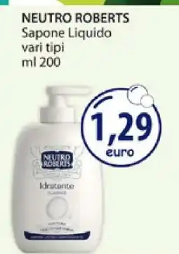 Acqua & Sapone NEUTRO ROBERTS Sapone Liquido offerta