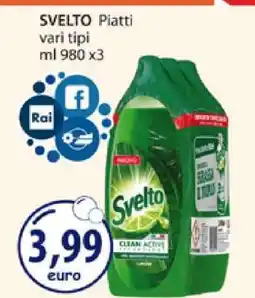 Acqua & Sapone SVELTO Piatti offerta