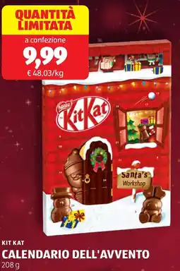 ALDI Kit kat calendario dell'avvento offerta