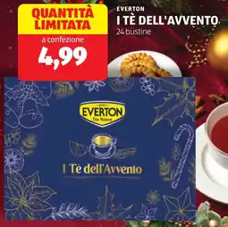 ALDI Everton i tè dell'avvento. offerta