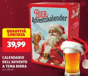 Calendario dell'avvento a tema birra
