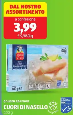 ALDI Golden seafood cuori di nasello offerta