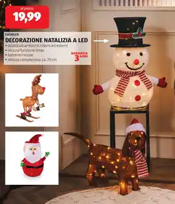 ALDI Casalux decorazione natalizia a led offerta