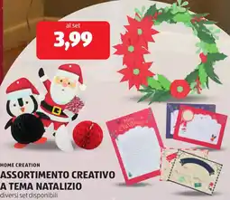ALDI Home creation assortimento creativo a tema natalizio offerta