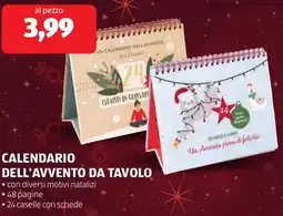 ALDI Calendario dell'avvento da tavolo offerta