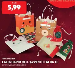 ALDI Home creation calendario dell'avvento fai da te offerta