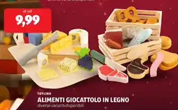 ALDI Toylino alimenti giocattolo in legno offerta