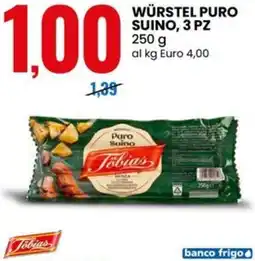 Eurospin Würstel puro suino offerta