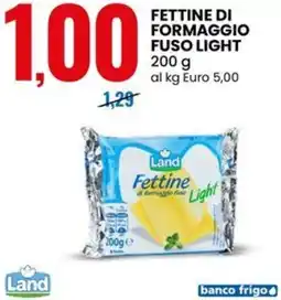 Eurospin Fettine di formaggio fuso light offerta