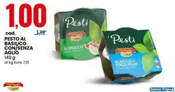 Eurospin Pesto al basilico con/senza aglio offerta