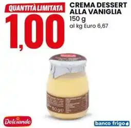 Eurospin Crema dessert alla vaniglia offerta