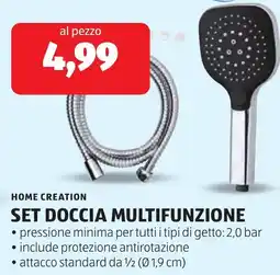 ALDI Home creation set doccia multifunzione offerta