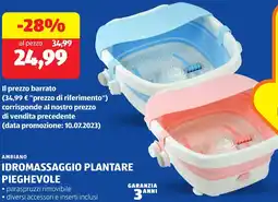 ALDI Ambiano idromassaggio plantare pieghevole offerta