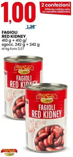 Eurospin Fagioli red kidney offerta