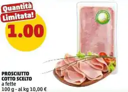 PENNY Prosciutto cotto scelto a fette offerta