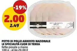 PENNY Petto di pollo arrosto nazionale le specialità cuor di terra offerta