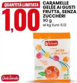 Eurospin Caramelle gelée ai gusti frutta, senza zuccheri offerta