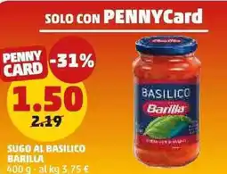PENNY Sugo al basilico BARILLA offerta