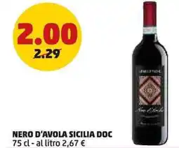 PENNY Nero d'avola sicilia doc offerta