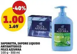PENNY Saponetta, sapone liquido antibatterico FELCE AZZURRA offerta