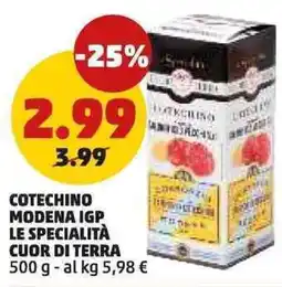 PENNY Cotechino modena igp le specialità CUOR DI TERRA offerta