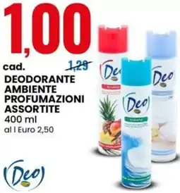 Eurospin Deodorante ambiente profumazioni assortite offerta