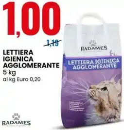 Eurospin Lettiera igienica agglomerante offerta