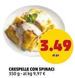 PENNY Crespelle con spinaci offerta