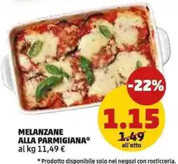 PENNY Melanzane alla parmigiana offerta