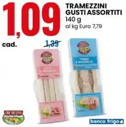 Eurospin Tramezzini gusti assortiti offerta