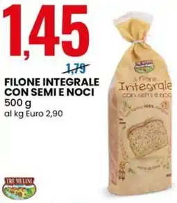 Eurospin Filone integrale con semi e noci offerta