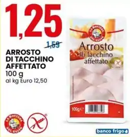 Eurospin Arrosto di tacchino affettato offerta