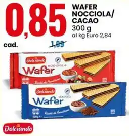 Eurospin Wafer nocciola/ cacao offerta