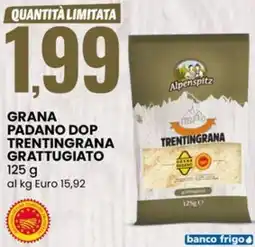 Eurospin Grana padano dop trentingrana grattugiato offerta