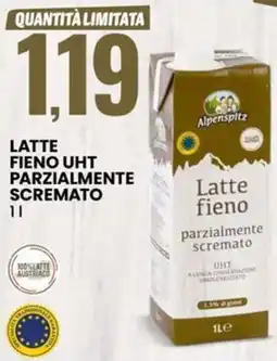 Eurospin Latte fieno uht parzialmente scremato offerta