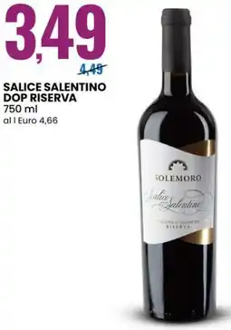 Eurospin Salice salentino dop riserva offerta