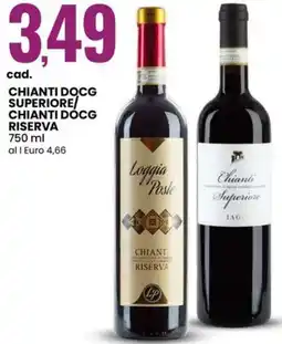 Eurospin Chianti docg superiore/ chianti docg riserva offerta